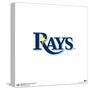 Gallery Pops MLB Tampa Bay Rays - Primary Club Logo Wall Art-Trends International-Stretched Canvas