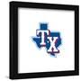 Gallery Pops MLB Texas Rangers - Alternate Club Logo Wall Art-Trends International-Framed Gallery Pops