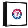 Gallery Pops MLB Texas Rangers - Primary Club Logo Wall Art-Trends International-Framed Stretched Canvas