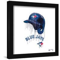 Gallery Pops MLB Toronto Blue Jays - Drip Helmet Wall Art-Trends International-Framed Gallery Pops