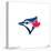 Gallery Pops MLB Toronto Blue Jays - Primary Club Logo Wall Art-Trends International-Stretched Canvas