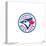 Gallery Pops MLB Toronto Blue Jays - Secondary Club Logo Wall Art-Trends International-Stretched Canvas