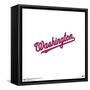 Gallery Pops MLB Washington Nationals - Jersey Lettering Logo Wall Art-Trends International-Framed Stretched Canvas