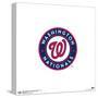 Gallery Pops MLB Washington Nationals - Primary Club Logo Wall Art-Trends International-Stretched Canvas