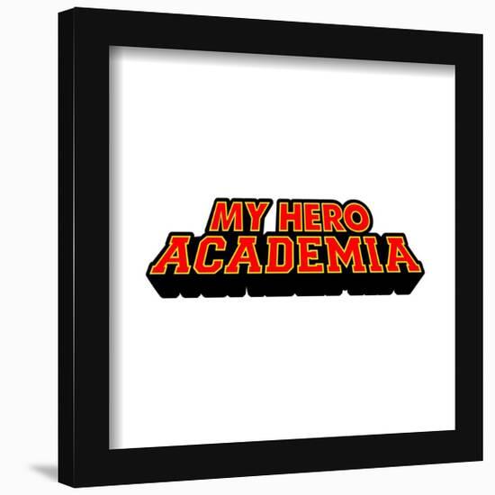 Gallery Pops My Hero Academia - English Logo Wall Art-Trends International-Framed Gallery Pops