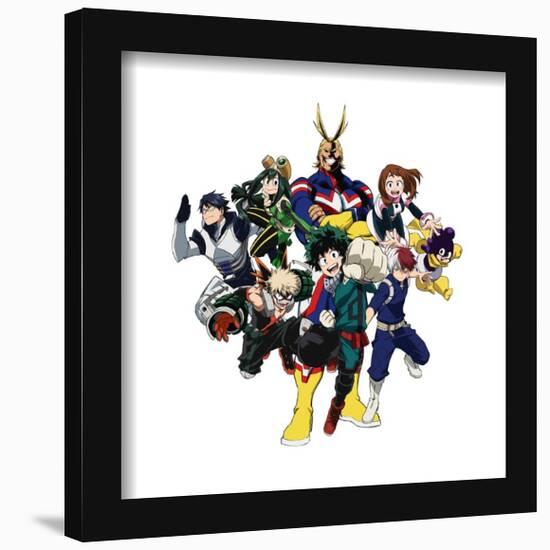 Gallery Pops My Hero Academia - Group Costume Collage Wall Art-Trends International-Framed Gallery Pops