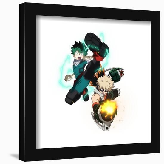 Gallery Pops My Hero Academia - Izuku Midoriya and Katsuki Bakugo Wall Art-Trends International-Framed Gallery Pops