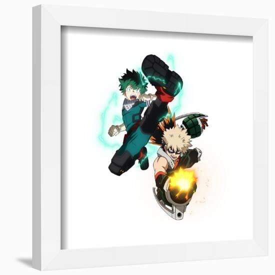 Gallery Pops My Hero Academia - Izuku Midoriya and Katsuki Bakugo Wall Art-Trends International-Framed Gallery Pops