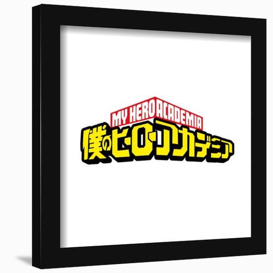 Gallery Pops My Hero Academia - Japanese Logo Wall Art-Trends International-Framed Gallery Pops