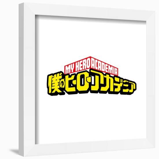 Gallery Pops My Hero Academia - Japanese Logo Wall Art-Trends International-Framed Gallery Pops