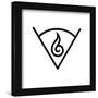 Gallery Pops Naruto Shippuden - Clan Hyuga Symbol Wall Art-Trends International-Framed Gallery Pops