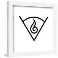 Gallery Pops Naruto Shippuden - Clan Hyuga Symbol Wall Art-Trends International-Framed Gallery Pops