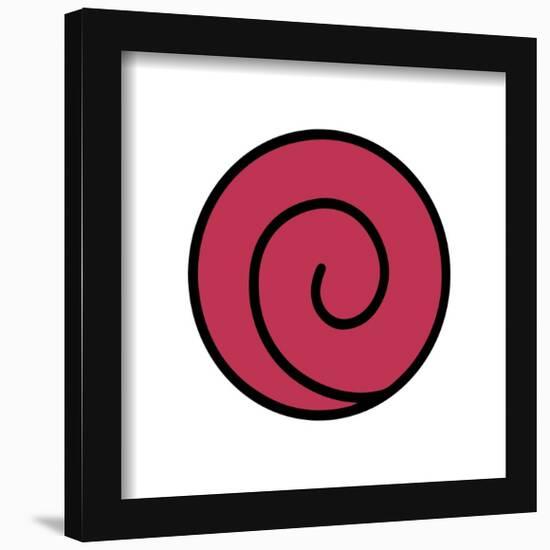 Gallery Pops Naruto Shippuden - Clan Uzumaki Symbol Wall Art-Trends International-Framed Gallery Pops