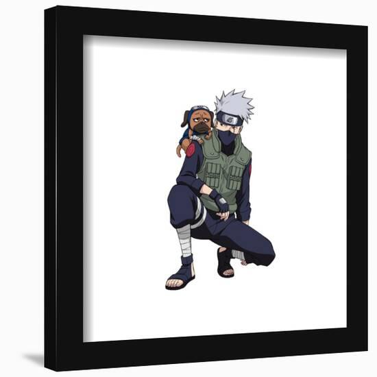 Gallery Pops Naruto Shippuden - Kakashi Hatake With Pakkun Wall Art-Trends International-Framed Gallery Pops