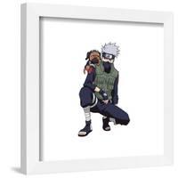 Gallery Pops Naruto Shippuden - Kakashi Hatake With Pakkun Wall Art-Trends International-Framed Gallery Pops