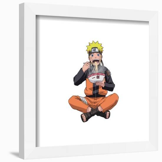 Gallery Pops Naruto Shippuden - Naruto Uzumaki Eating Noodles Wall Art-Trends International-Framed Gallery Pops