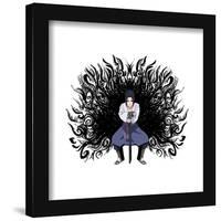 Gallery Pops Naruto Shippuden - Sasuke Uchiha Amaterasu Wall Art-Trends International-Framed Gallery Pops