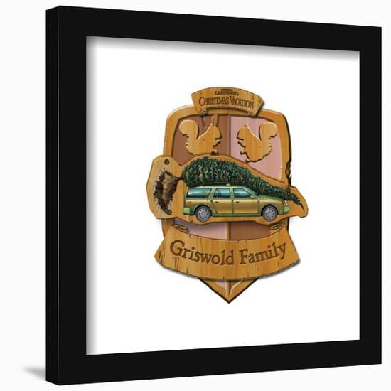 Gallery Pops National Lampoon's Christmas Vacation - Griswold Crest Wall Art-Trends International-Framed Gallery Pops