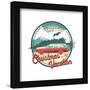 Gallery Pops National Lampoon's Christmas Vacation - Woody Wagon Badge Wall Art-Trends International-Framed Gallery Pops