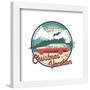 Gallery Pops National Lampoon's Christmas Vacation - Woody Wagon Badge Wall Art-Trends International-Framed Gallery Pops