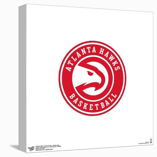 Gallery Pops NBA Atlanta Hawks - Global Logo Wall Art-Trends International-Stretched Canvas
