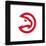 Gallery Pops NBA Atlanta Hawks - Primary Logo Wall Art-Trends International-Framed Gallery Pops