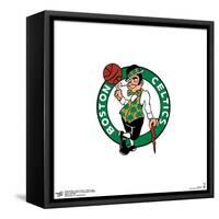 Gallery Pops NBA Boston Celtics - Primary Logo Wall Art-Trends International-Framed Stretched Canvas