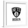 Gallery Pops NBA Brooklyn Nets - Global Logo Wall Art-Trends International-Framed Gallery Pops