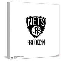 Gallery Pops NBA Brooklyn Nets - Global Logo Wall Art-Trends International-Stretched Canvas