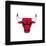 Gallery Pops NBA Chicago Bulls - Primary Logo Wall Art-Trends International-Framed Gallery Pops