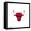Gallery Pops NBA Chicago Bulls - Primary Logo Wall Art-Trends International-Framed Stretched Canvas