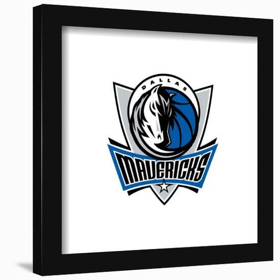 Gallery Pops NBA Dallas Mavericks - Global Logo Wall Art-Trends International-Framed Gallery Pops