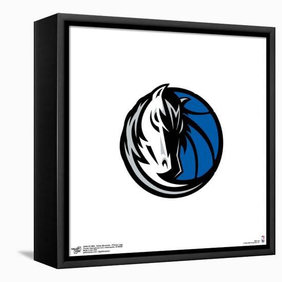 Gallery Pops NBA Dallas Mavericks - Primary Logo Wall Art-Trends International-Framed Stretched Canvas
