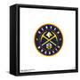 Gallery Pops NBA Denver Nuggets - Global Logo Wall Art-Trends International-Framed Stretched Canvas