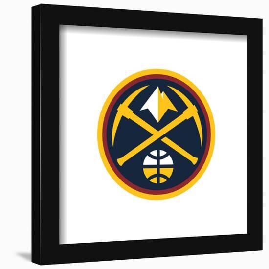 Gallery Pops NBA Denver Nuggets - Primary Logo Wall Art-Trends International-Framed Gallery Pops