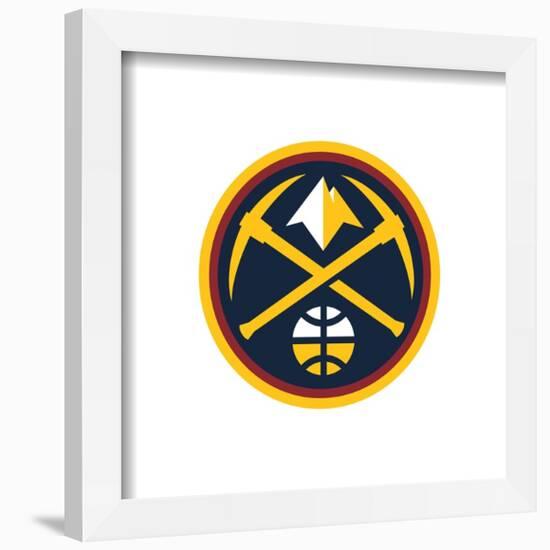 Gallery Pops NBA Denver Nuggets - Primary Logo Wall Art-Trends International-Framed Gallery Pops