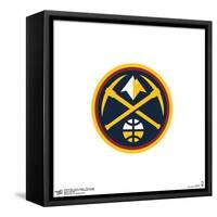 Gallery Pops NBA Denver Nuggets - Primary Logo Wall Art-Trends International-Framed Stretched Canvas