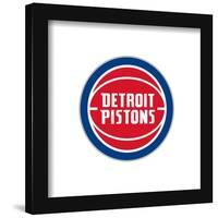 Gallery Pops NBA Detroit Pistons - Primary Logo Wall Art-Trends International-Framed Gallery Pops