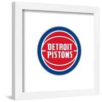 Gallery Pops NBA Detroit Pistons - Primary Logo Wall Art-Trends International-Framed Gallery Pops