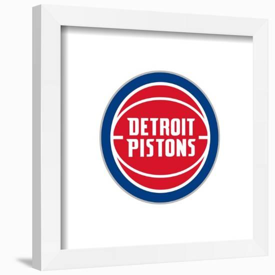 Gallery Pops NBA Detroit Pistons - Primary Logo Wall Art-Trends International-Framed Gallery Pops