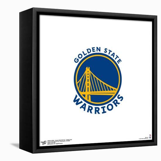 Gallery Pops NBA Golden State Warriors - Global Logo Wall Art-Trends International-Framed Stretched Canvas