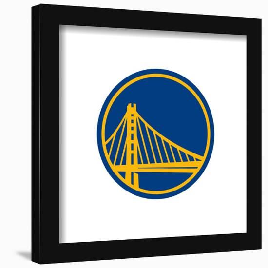 Gallery Pops NBA Golden State Warriors - Primary Logo Wall Art-Trends International-Framed Gallery Pops