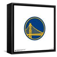 Gallery Pops NBA Golden State Warriors - Primary Logo Wall Art-Trends International-Framed Stretched Canvas