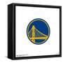 Gallery Pops NBA Golden State Warriors - Primary Logo Wall Art-Trends International-Framed Stretched Canvas