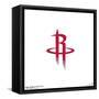 Gallery Pops NBA Houston Rockets - Primary Logo Wall Art-Trends International-Framed Stretched Canvas