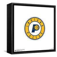 Gallery Pops NBA Indiana Pacers - Global Logo Wall Art-Trends International-Framed Stretched Canvas