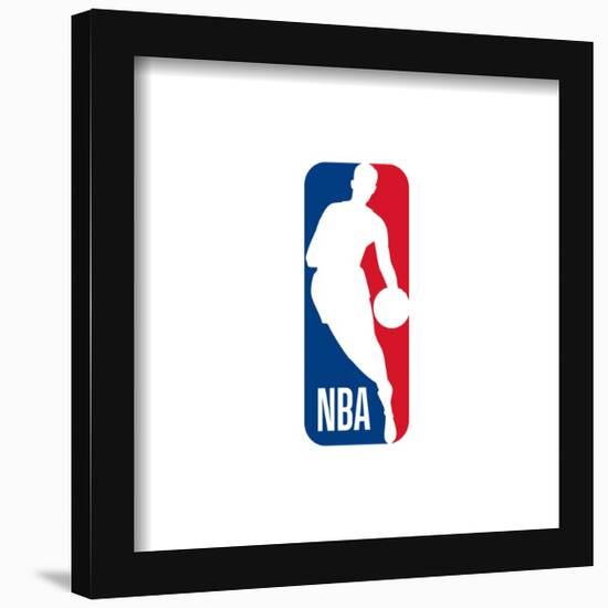 Gallery Pops NBA Logo - Logoman Wall Art-Trends International-Framed Gallery Pops
