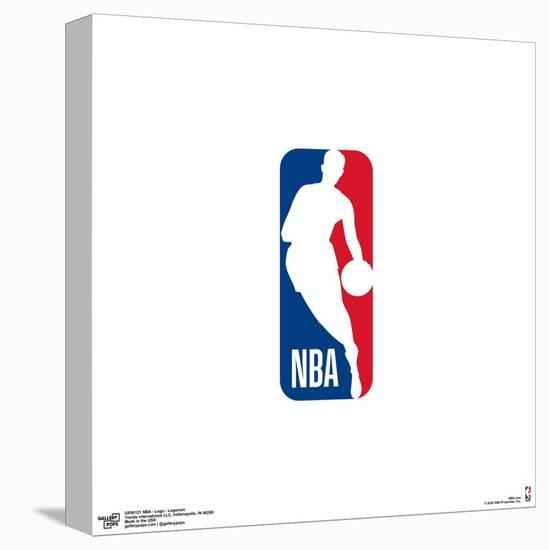 Gallery Pops NBA Logo - Logoman Wall Art-Trends International-Stretched Canvas