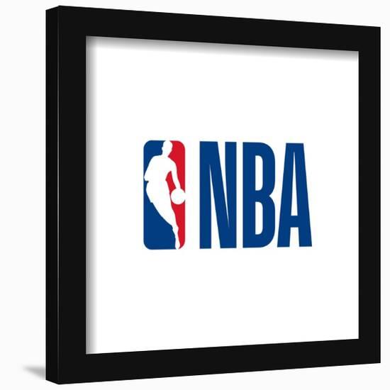 Gallery Pops NBA Logo - Wordmark Wall Art-Trends International-Framed Gallery Pops