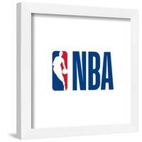 Gallery Pops NBA Logo - Wordmark Wall Art-Trends International-Framed Gallery Pops